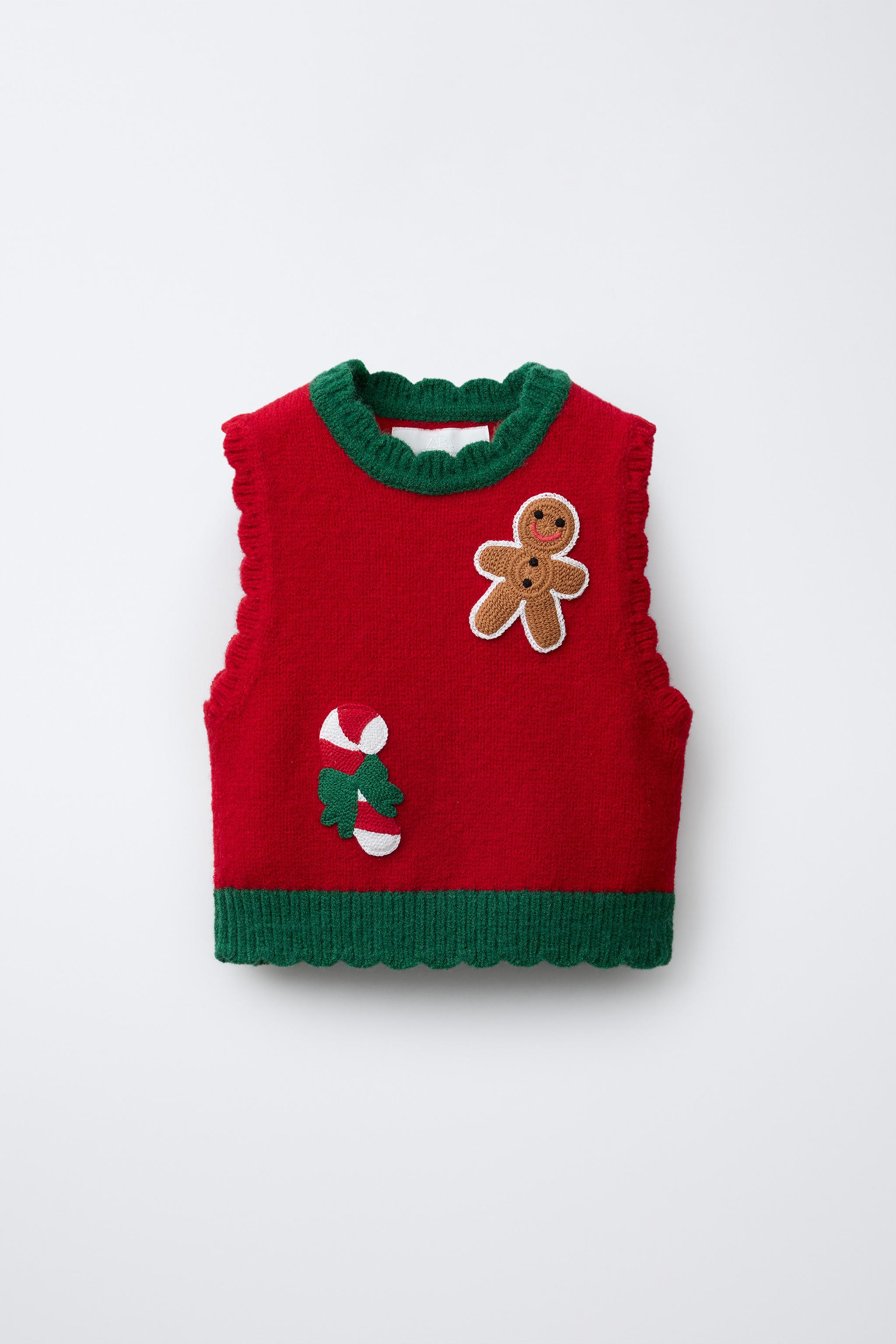 CROCHET PATCH KNIT VEST